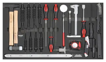 Hammer and chisel set, SFS 27-pcs redirect to product page
